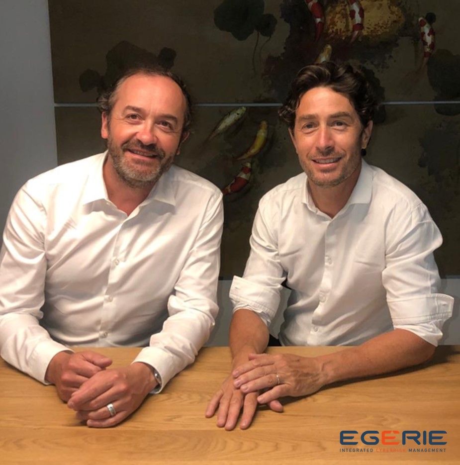 Egerie co-founders Pierre Oger (left) and Jean Larroumets