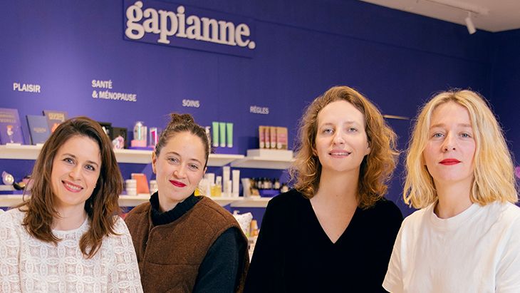 Gapianne co-foundersJennifer Mouillot, Victoire Bastide, Anne-Cécile Descaillot, and Marine Boucherit