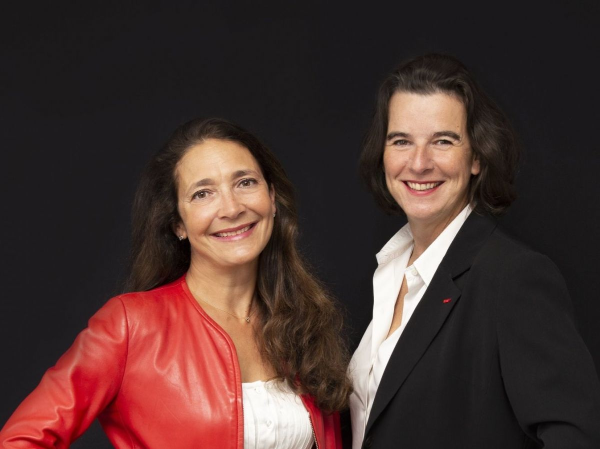 WinEquity co-founders Florence Richardson (left) and Cécile Bassot
