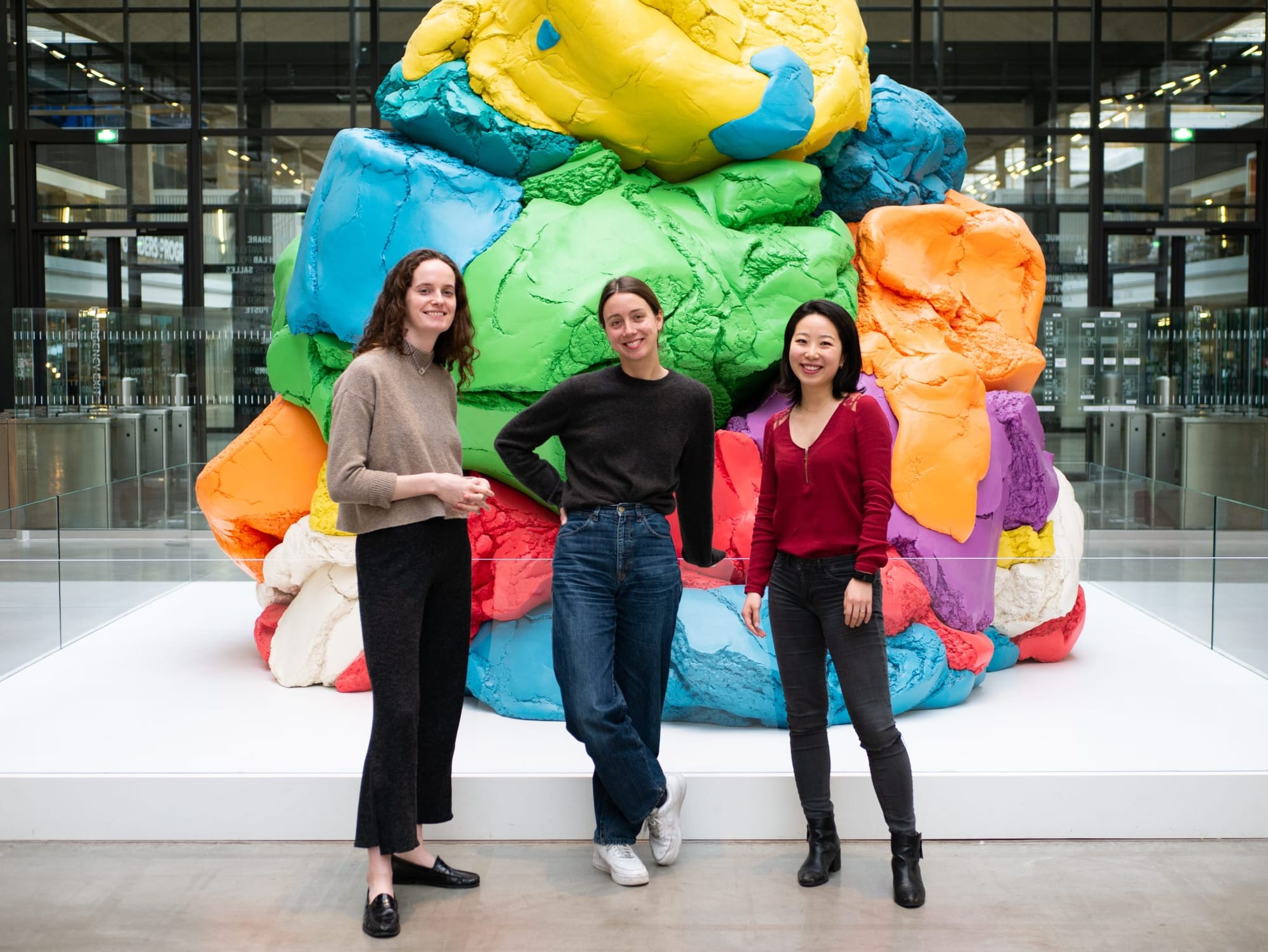 Omena co-founders (left to right): Jane Douat, Mathilde Nême, and Hahyeon Park