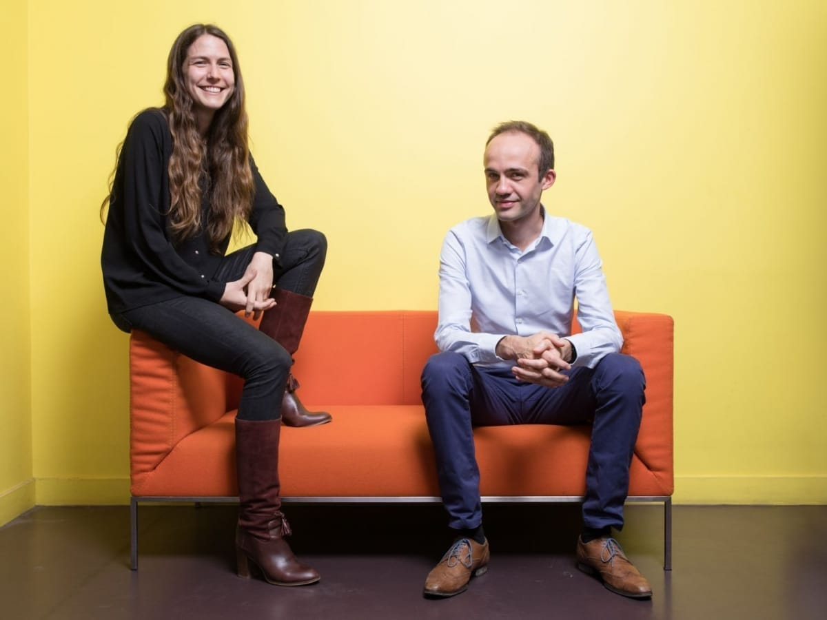 Aqemia co-founders: Emmanuelle Martiano-Rolland (COO) & Maximilien Levesque (CEO)