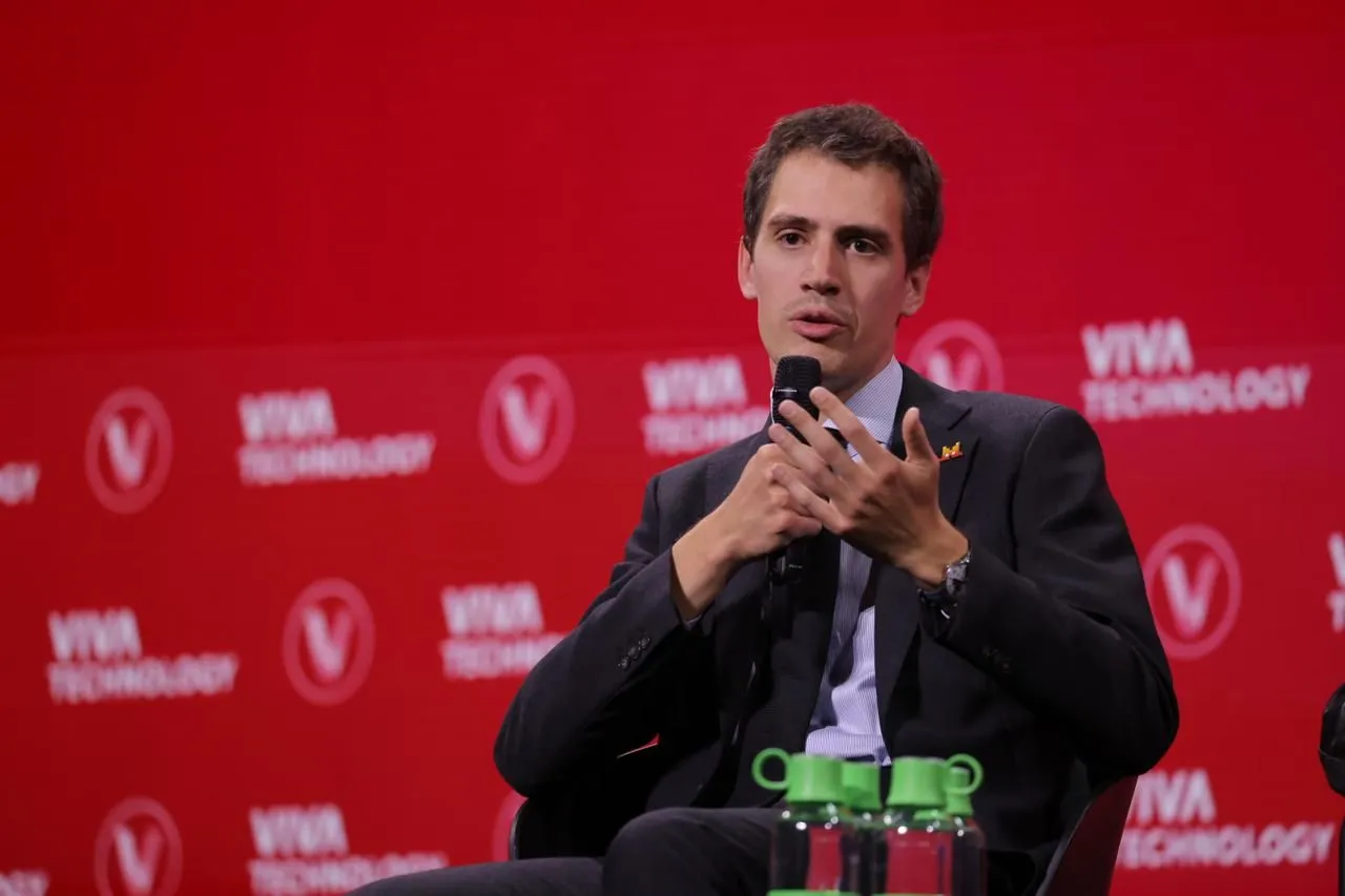Mistral AI CEO Arthur Mensch. Photo courtesy of VivaTech 2025