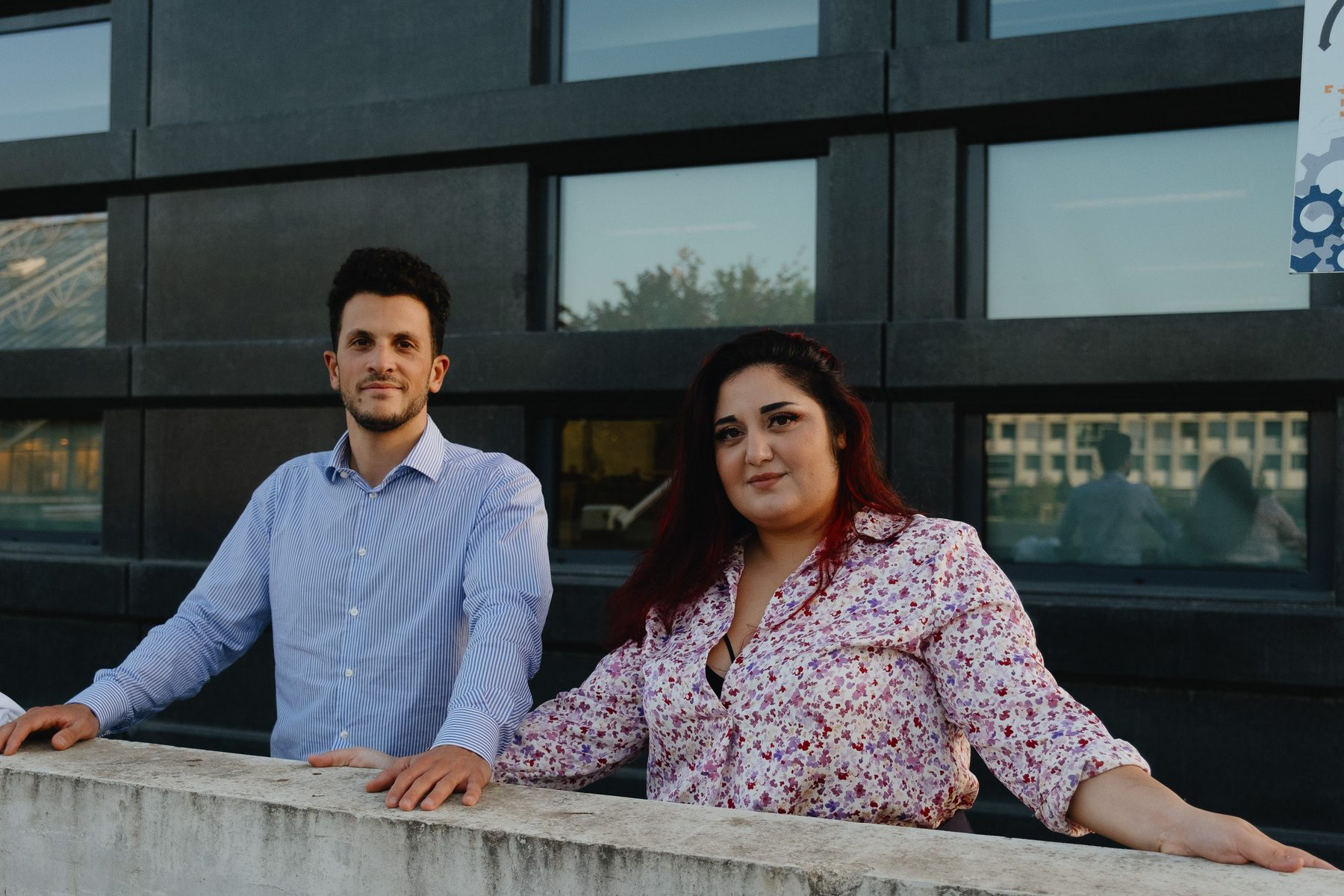 GenoMines co-founders Fabien Koutchekian (left) and Dali Rashid