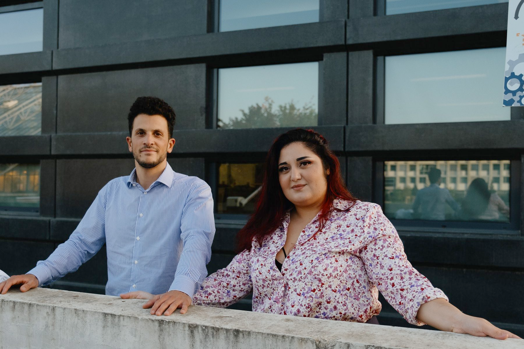 GenoMines co-founders Fabien Koutchekian (left) and Dali Rashid