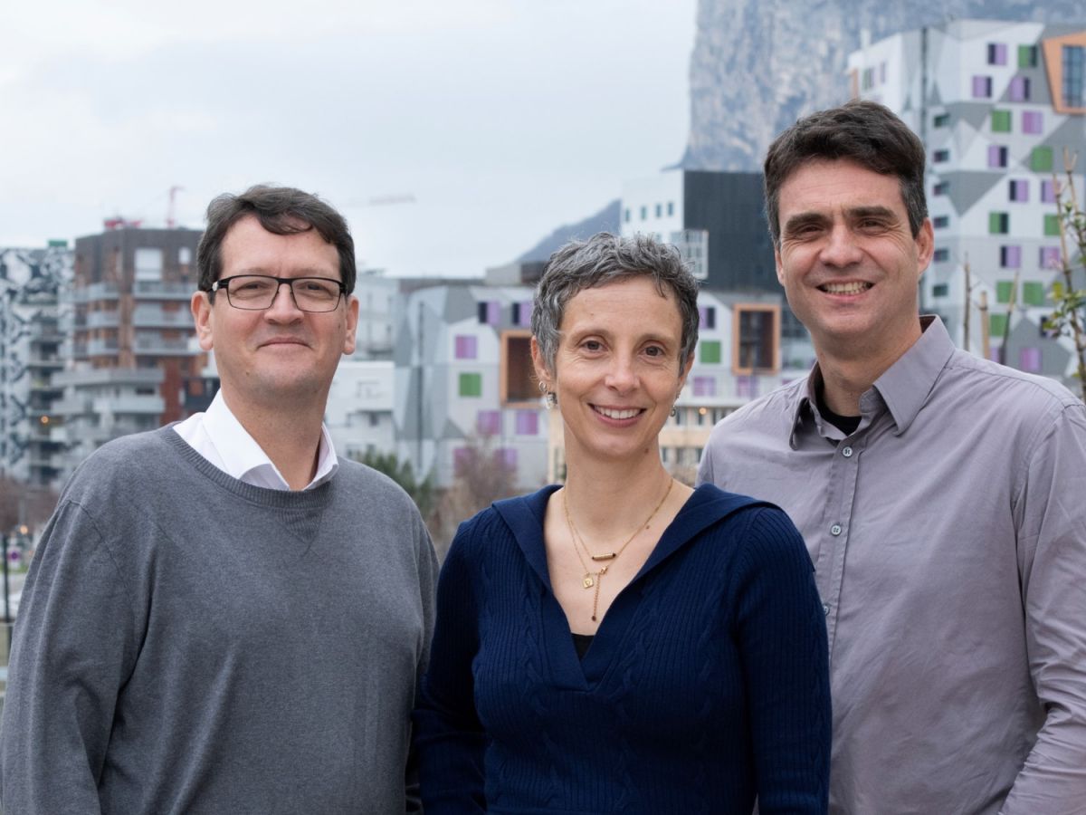 Quobly co-founders (left to right): François Perruchot, Maud Vinet and Tristan Meunier. Photo ©Franck Ardito, courtesy of Quobly