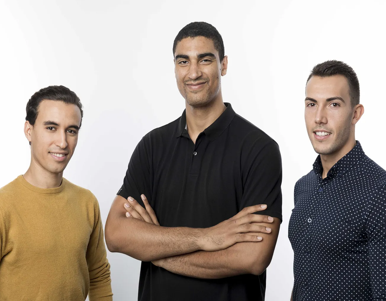 Osol co-founders (left to right): Idriss Sisaïd, Enrique Garcia Bourne, and Maxime Cousin