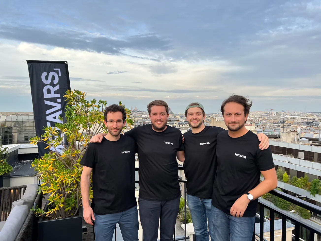 METAV.RS co-founders (left to right): Jérémie Salvucci, Simon Foucher, Clément Foucher, and Adrien de Lavenere-Lussan.