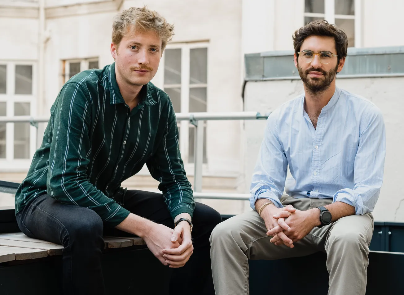 Refelct co-founders Baptiste Jan (left) and Léopold Adam. Photo ©Claire Jaillard.