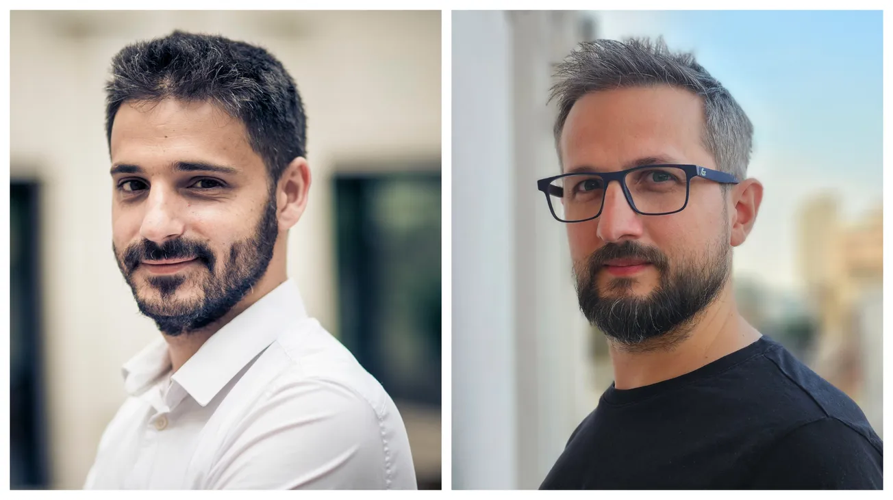 Filigran co-founders CEO Samuel Hassine (left) and CTO Julien Richard.