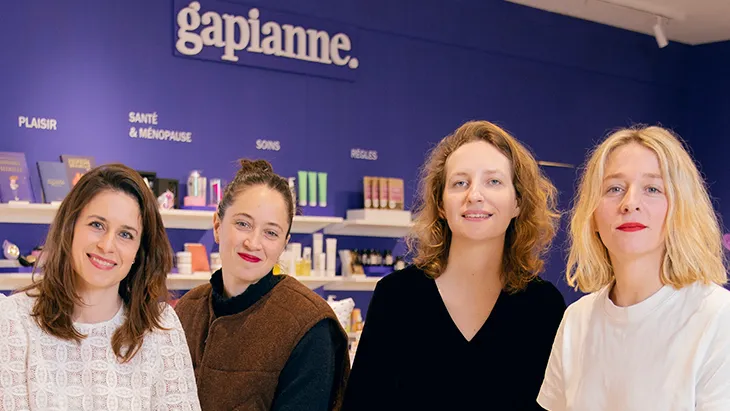 Gapianne co-foundersJennifer Mouillot, Victoire Bastide, Anne-Cécile Descaillot, and Marine Boucherit