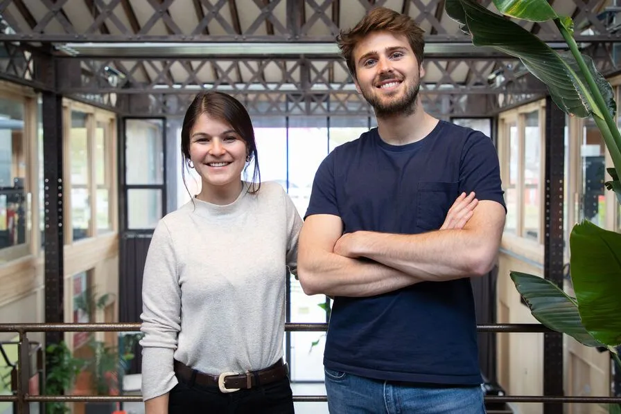 Oorion co-founders Stéphanie Robieux and Thomas Brisson