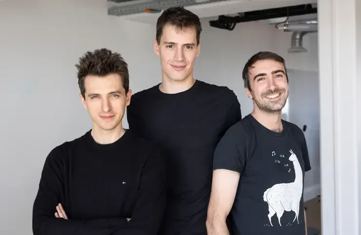 Mistral AI co-founders Arthur Mensch, Guillaume Lample, & Timothee Lacroix 