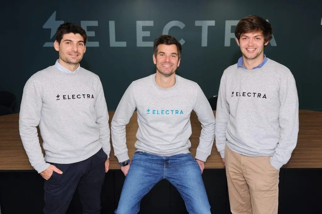 Electra founders: Julien Belliato, Aurélien de Meaux, Augustin Derville ©DR.