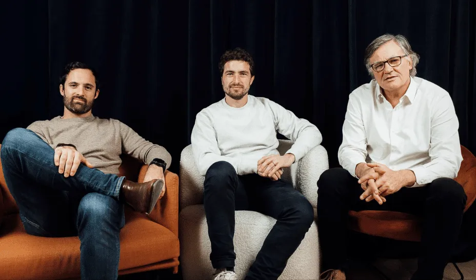 Yampa co-founders (left to right): Baptiste Saintot, Marin Huet, and Patrice Mazoyer.